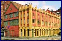 Photo of the Hanseatic Museum in Bergen, Norway, an early example of good supply chain management